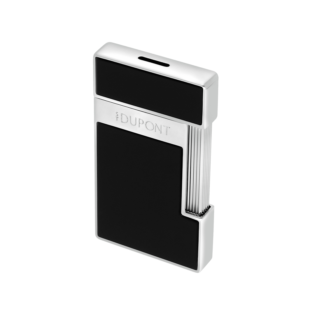 S.T. Dupont Slimmy Black Lacquer and Chrome Lighter 4