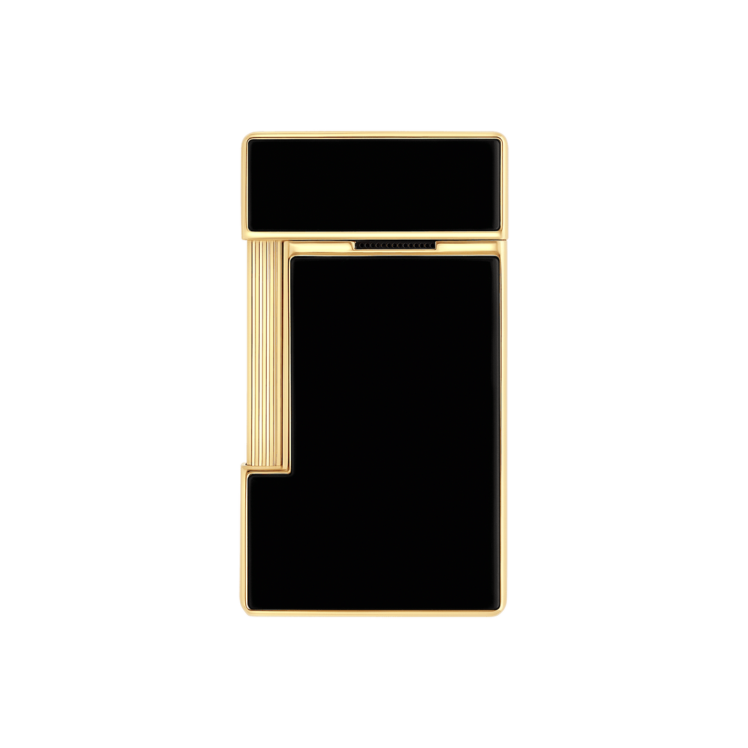 S.T. Dupont Slimmy Black Lacquer and Golden Lighter 3