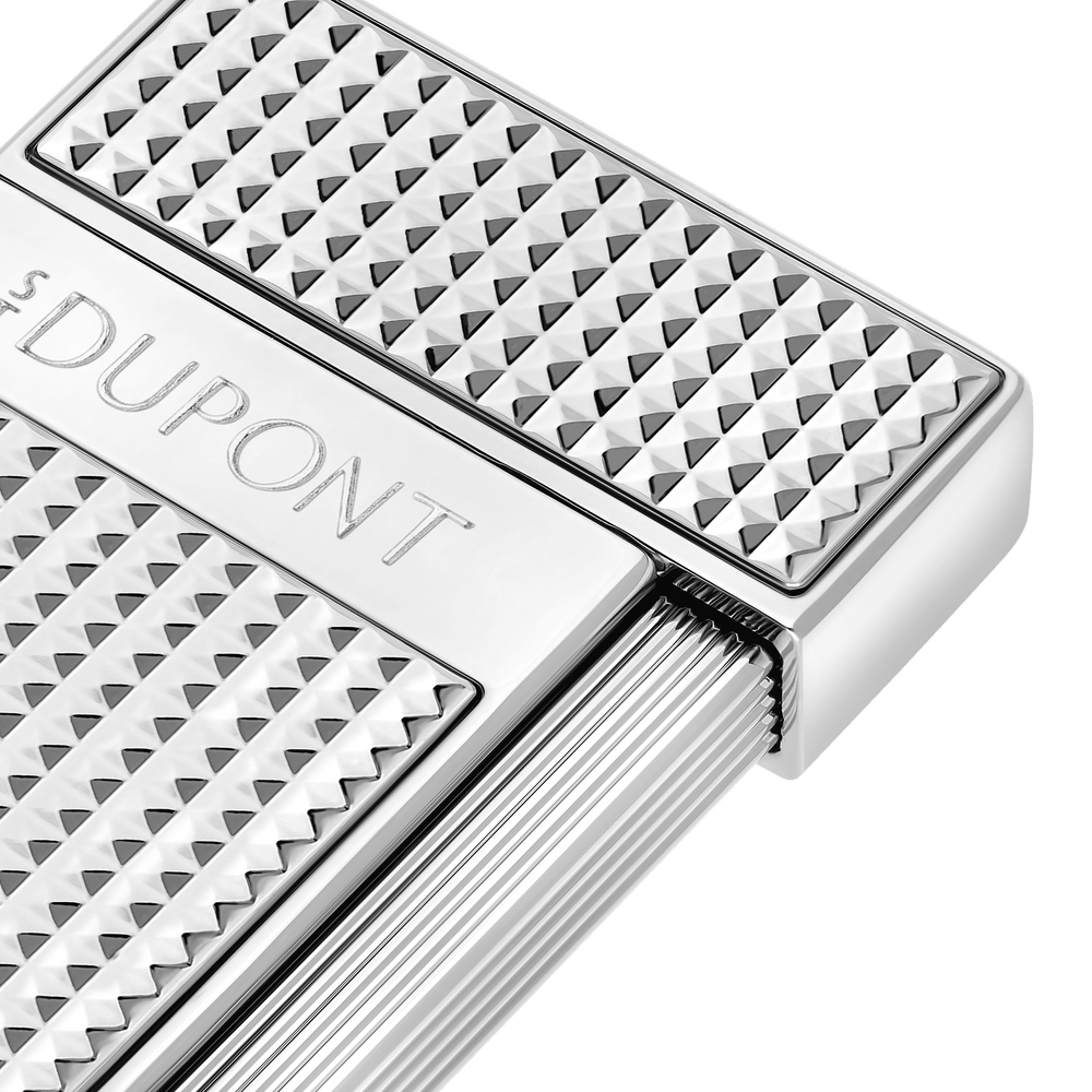 S.T. Dupont Slimmy Diamond Head Chrome Lighter 2
