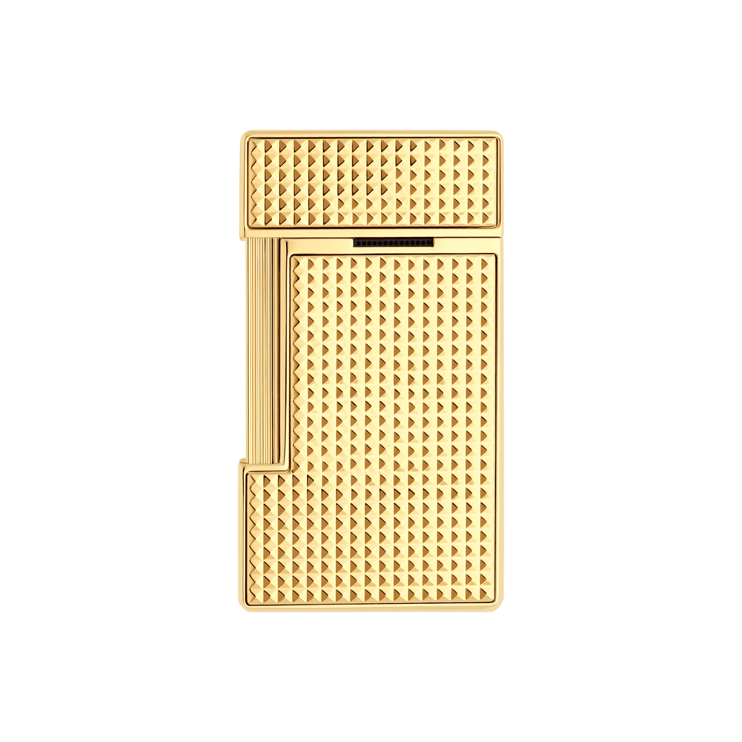 S.T. Dupont Slimmy Diamond Head Golden Lighter 3
