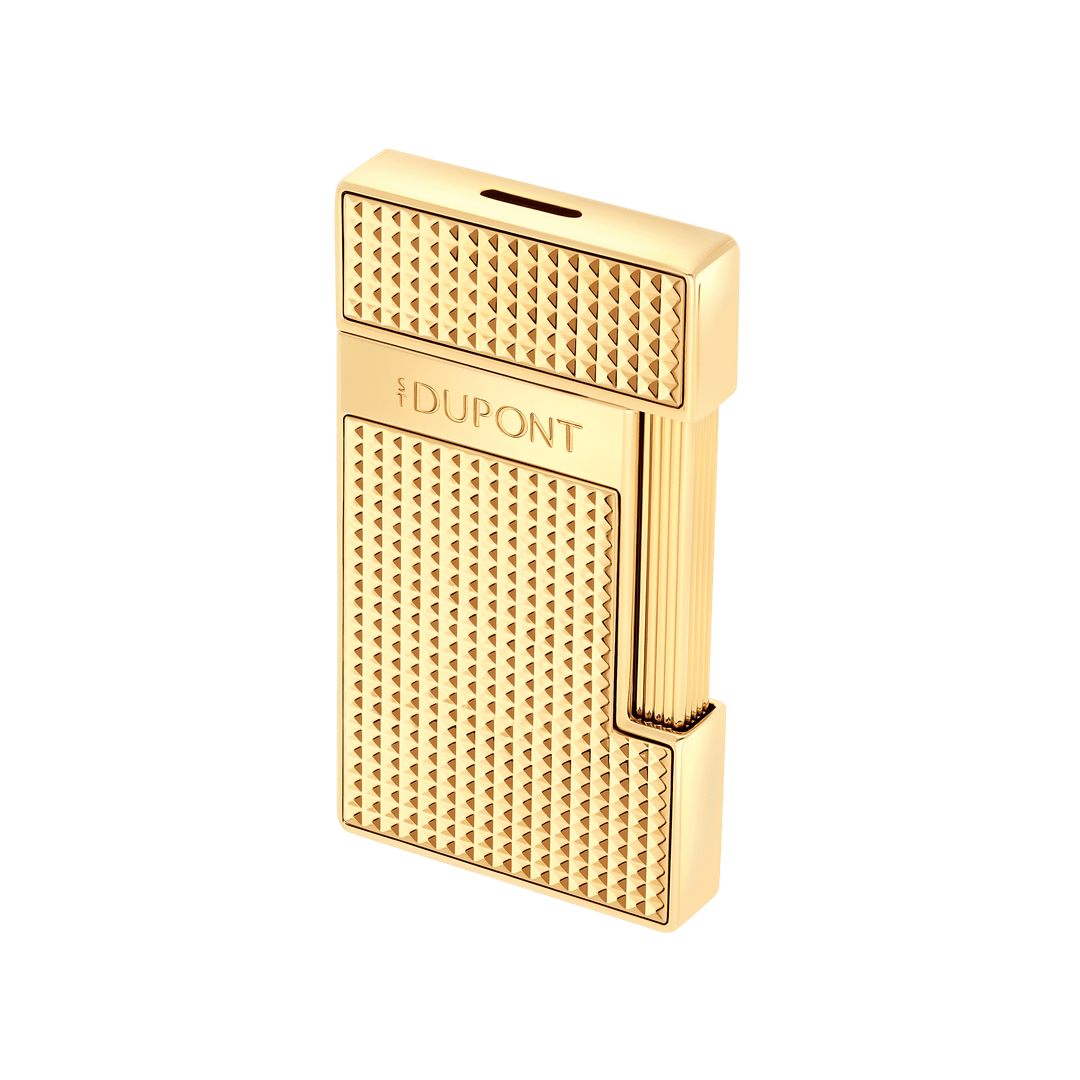 S.T. Dupont Slimmy Diamond Head Golden Lighter 4