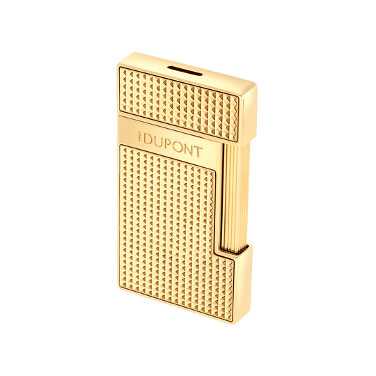 S.T. Dupont Slimmy Diamond Head Golden Lighter 4