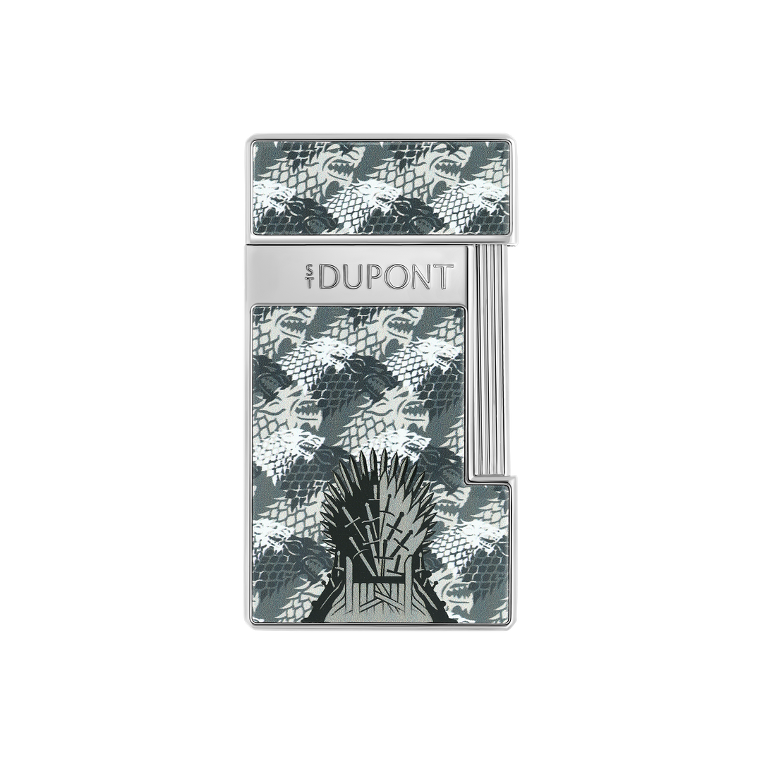S.T. Dupont Slimmy Game of Thrones Stark & Chrome Lighter