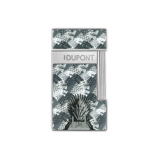 S.T. Dupont Slimmy Game of Thrones Stark & Chrome Lighter