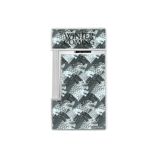 S.T. Dupont Slimmy Game of Thrones Stark & Chrome Lighter 3