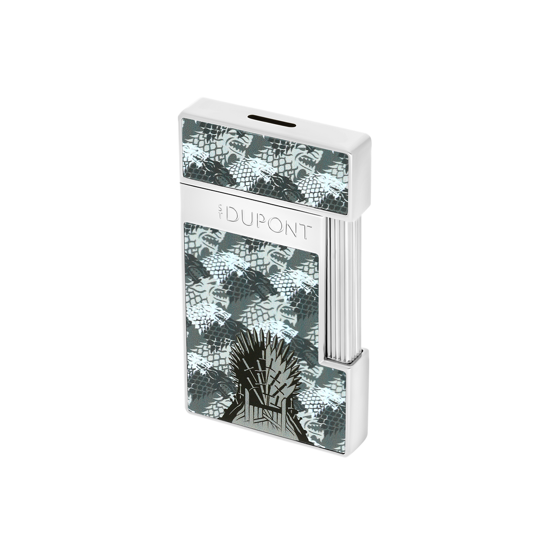 S.T. Dupont Slimmy Game of Thrones Stark & Chrome Lighter 4