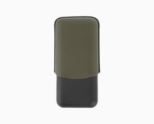 S.T. Dupont Three-Cigar Case Khaki Grain & Matte 2