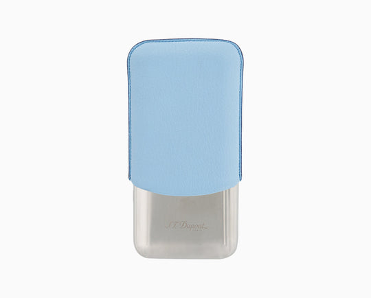 S.T. Dupont Three-Cigar Case Turquoise