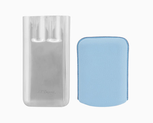 S.T. Dupont Three-Cigar Case Turquoise 3