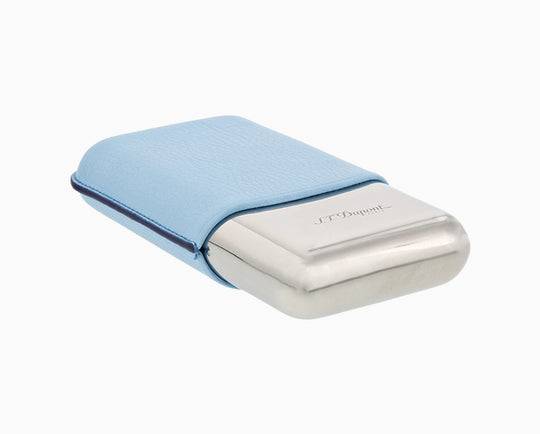 S.T. Dupont Three-Cigar Case Turquoise 4