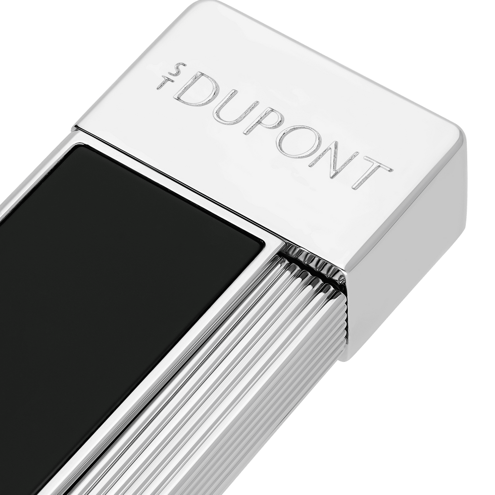 S.T. Dupont Twiggy Black Lacquer and Chrome Lighter 2