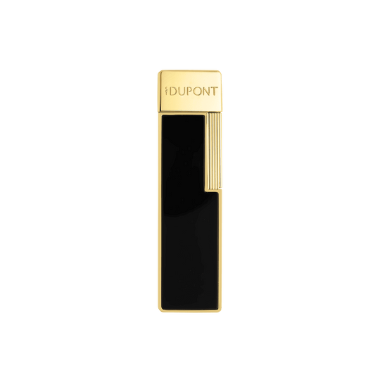 S.T. Dupont Twiggy Black Lacquer and Golden Lighter