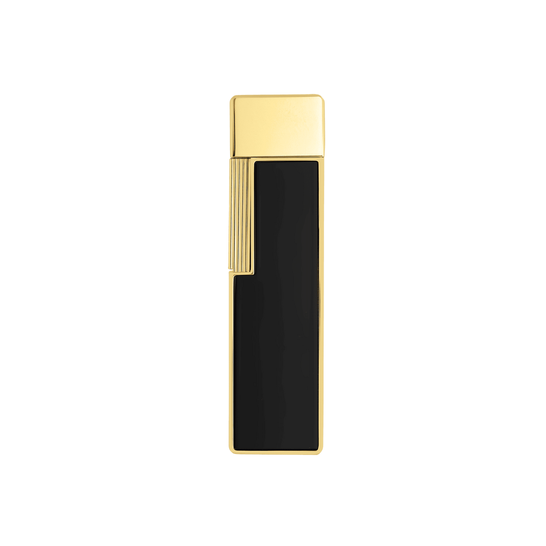 S.T. Dupont Twiggy Black Lacquer and Golden Lighter 3