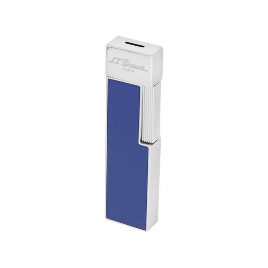 S.T. Dupont Twiggy Blue Lacquer and Chrome Lighter 4