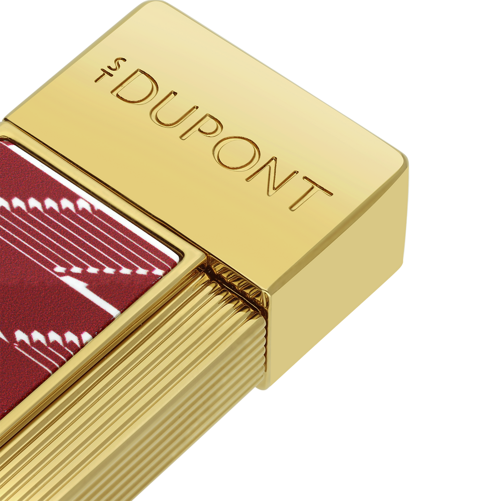 S.T. Dupont Twiggy Monogram 1872 Burgundy Lighter 2