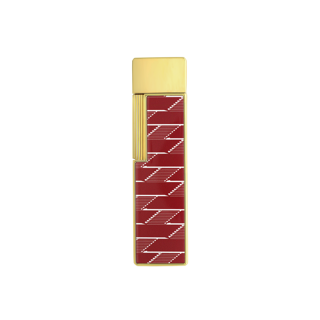 S.T. Dupont Twiggy Monogram 1872 Burgundy Lighter 3