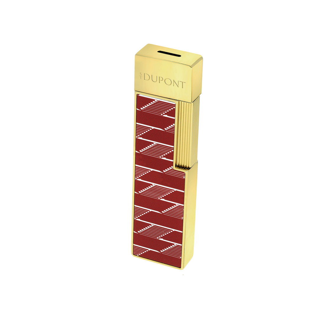 S.T. Dupont Twiggy Monogram 1872 Burgundy Lighter 4