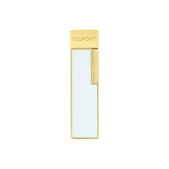 S.T. Dupont Twiggy White & Golden Lighter