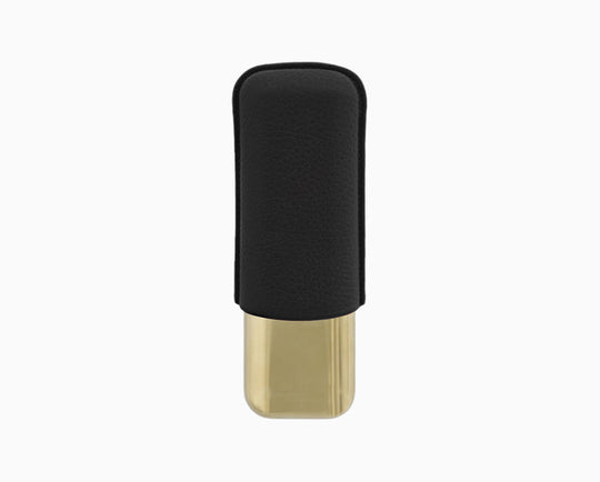 S.T. Dupont Two-Cigar Case Black Grain & Golden 3