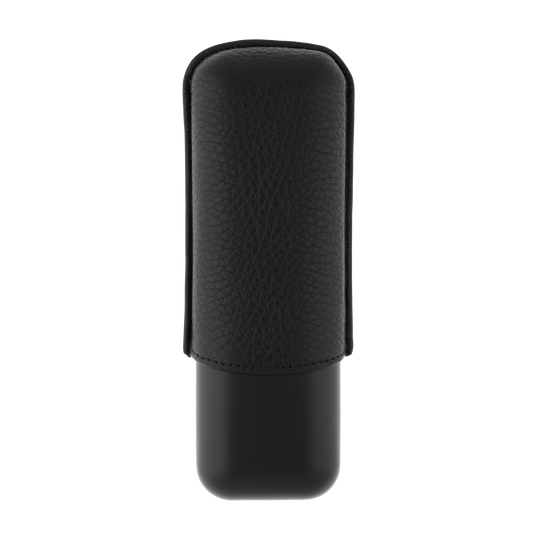 S.T. Dupont Two-Cigar Case Black Grain & Matte 2
