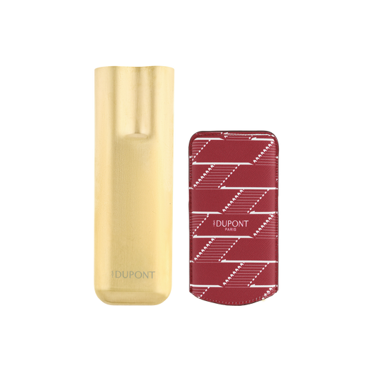 S.T. Dupont Two-Cigar Case Monogram 1872 Burgundy 3