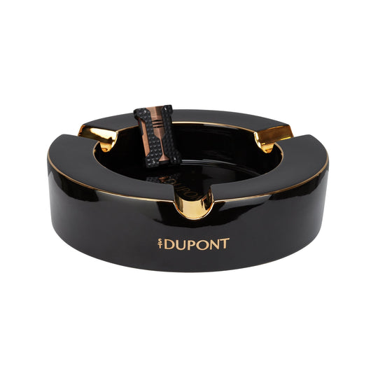 S.T. Dupont XL Ashtray Black & Golden 2