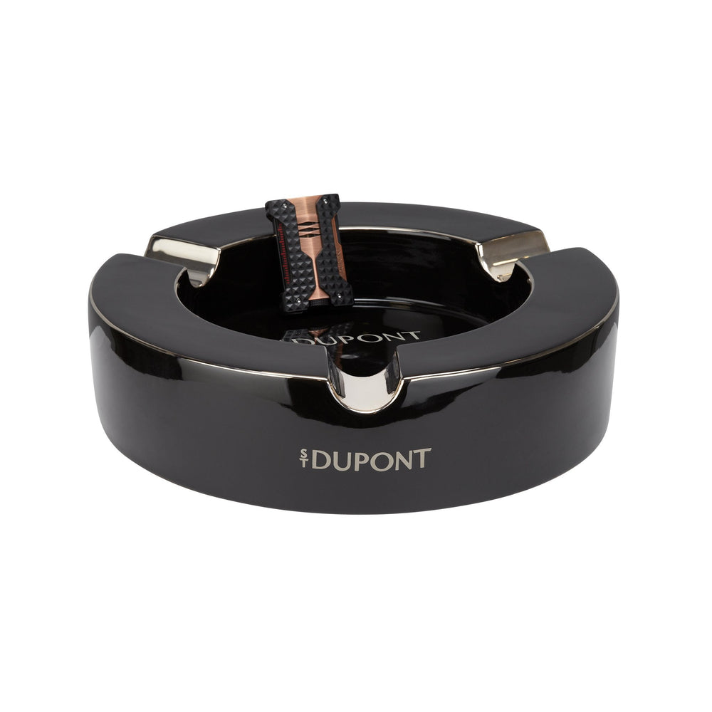 S.T. Dupont XL Ashtray Black & Silver 2