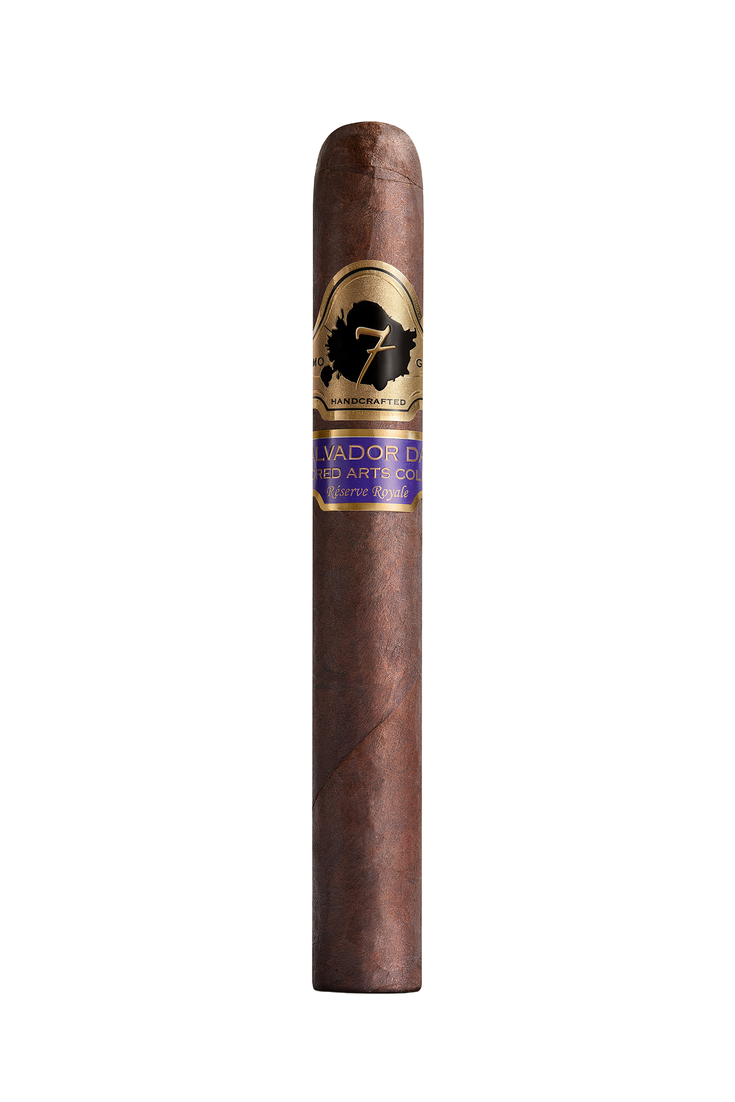 Cigar with an El Septimo Salvador Dali label at Cigar Inc Los Angeles
