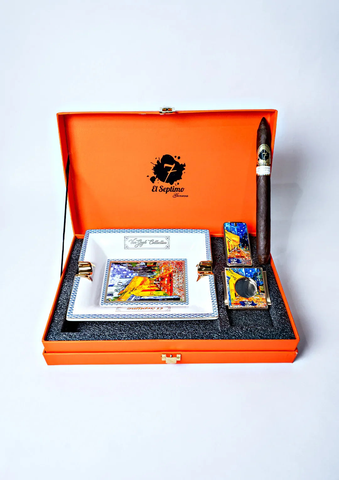 入手困難　cigar adhesive stoned reset CDセット El-Septimo - Sacred Arts Van Gogh Gift Box (Ashtray, Cutter