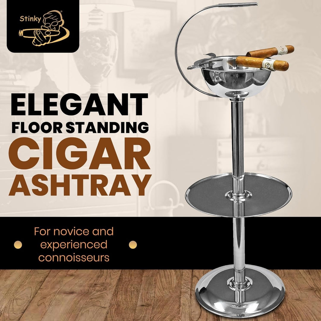 Stinky Cigar Stinky Floor Ashtray in Chocolate Brown - view 4