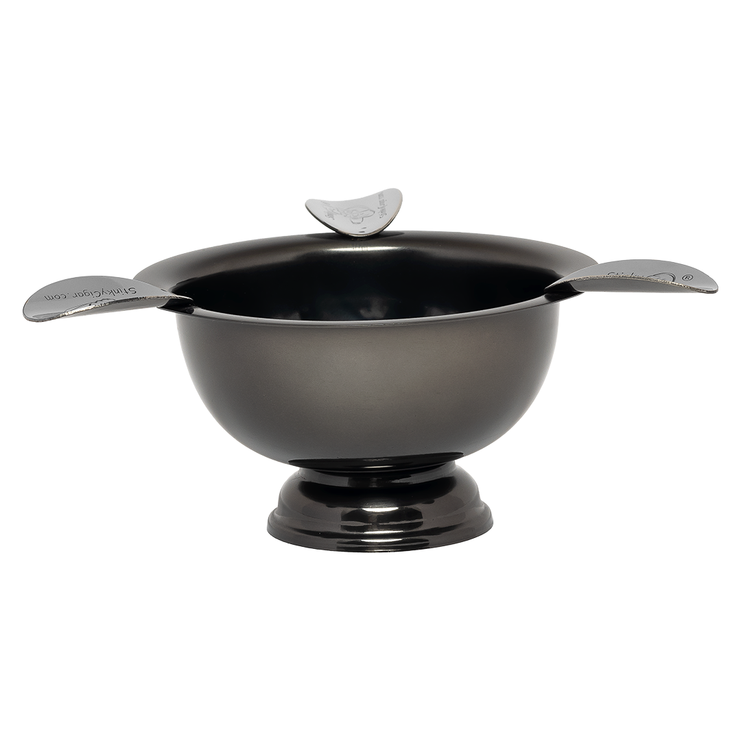 Stinky Cigar Stinky Mini Me Ashtray in Black Nickel - view 2