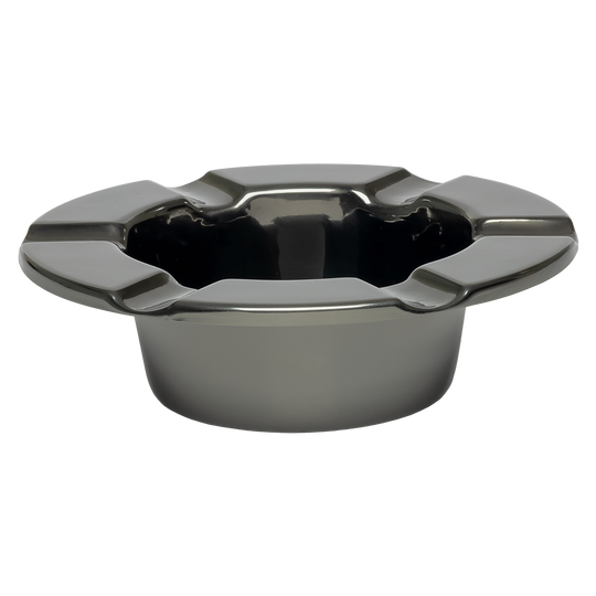 Stinky Cigar Stinky One Piece Ashtray in Black Nickel Plated