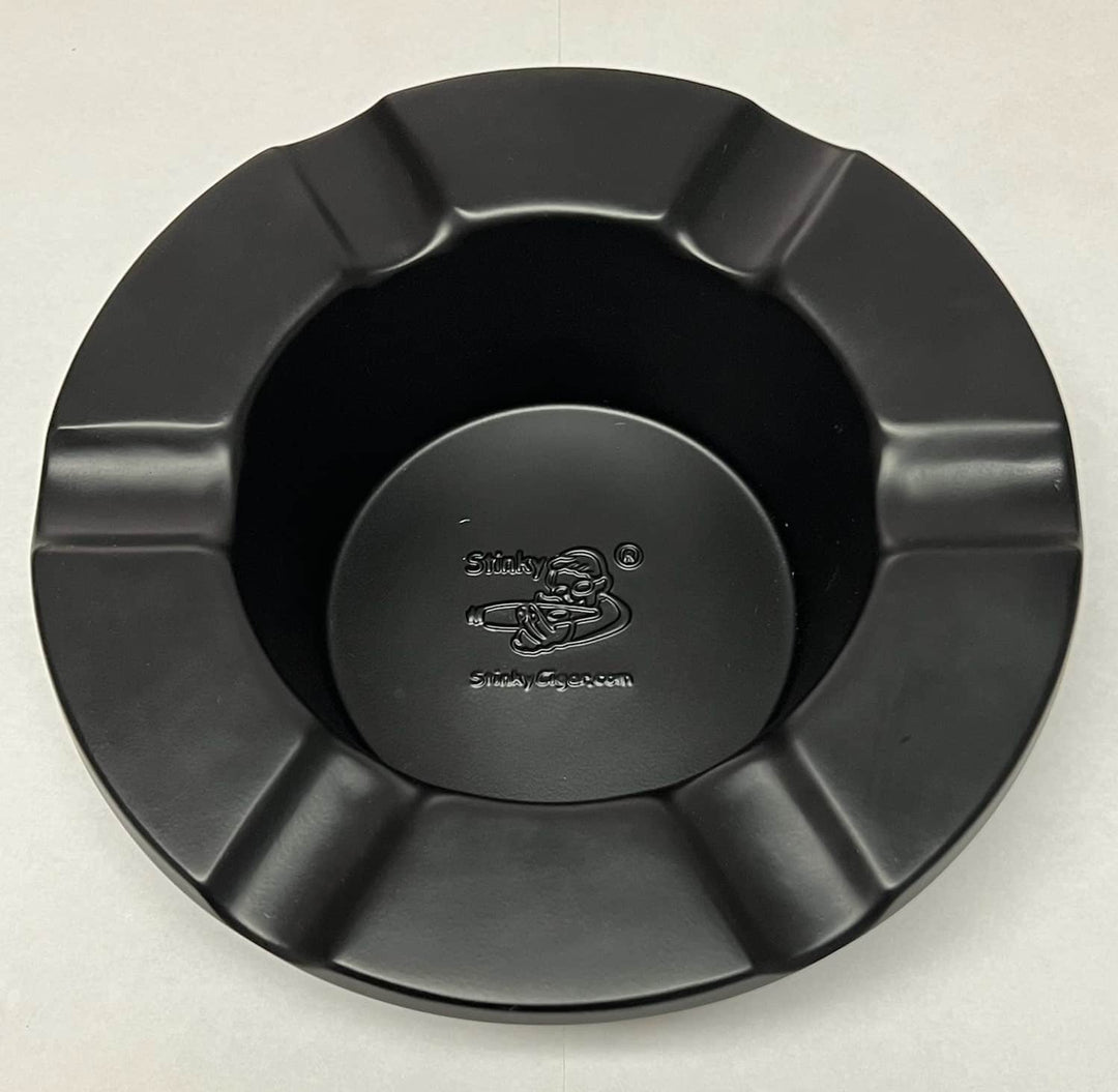 Stinky Cigar Stinky One Piece Ashtray in Powder Coated Matte Black - view 8