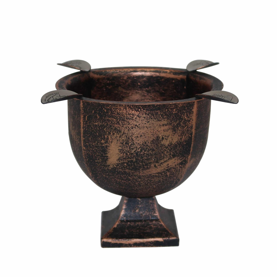 Stinky Cigar Stinky Tall 4 Stirrup Ashtray in Copper & Black - view 2