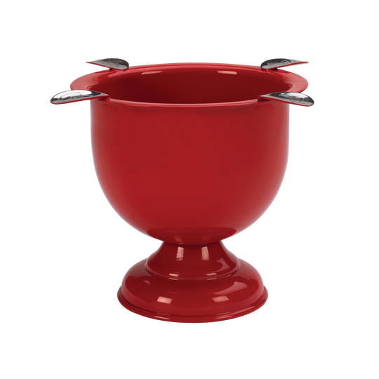 Stinky Cigar Stinky Tall 4 Stirrup Ashtray in Fire Engine Red