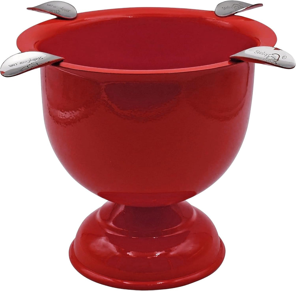 Stinky Cigar Stinky Tall 4 Stirrup Ashtray in Fire Engine Red - view 2