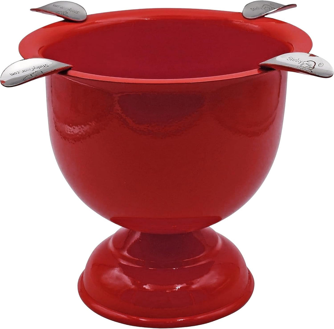Stinky Cigar Stinky Tall 4 Stirrup Ashtray in Fire Engine Red - view 2