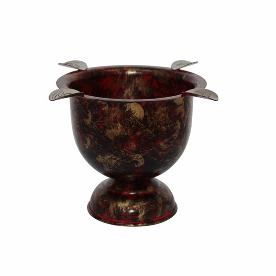 Stinky Cigar Stinky Tall 4 Stirrup Ashtray in Gold & Black Antique - view 7