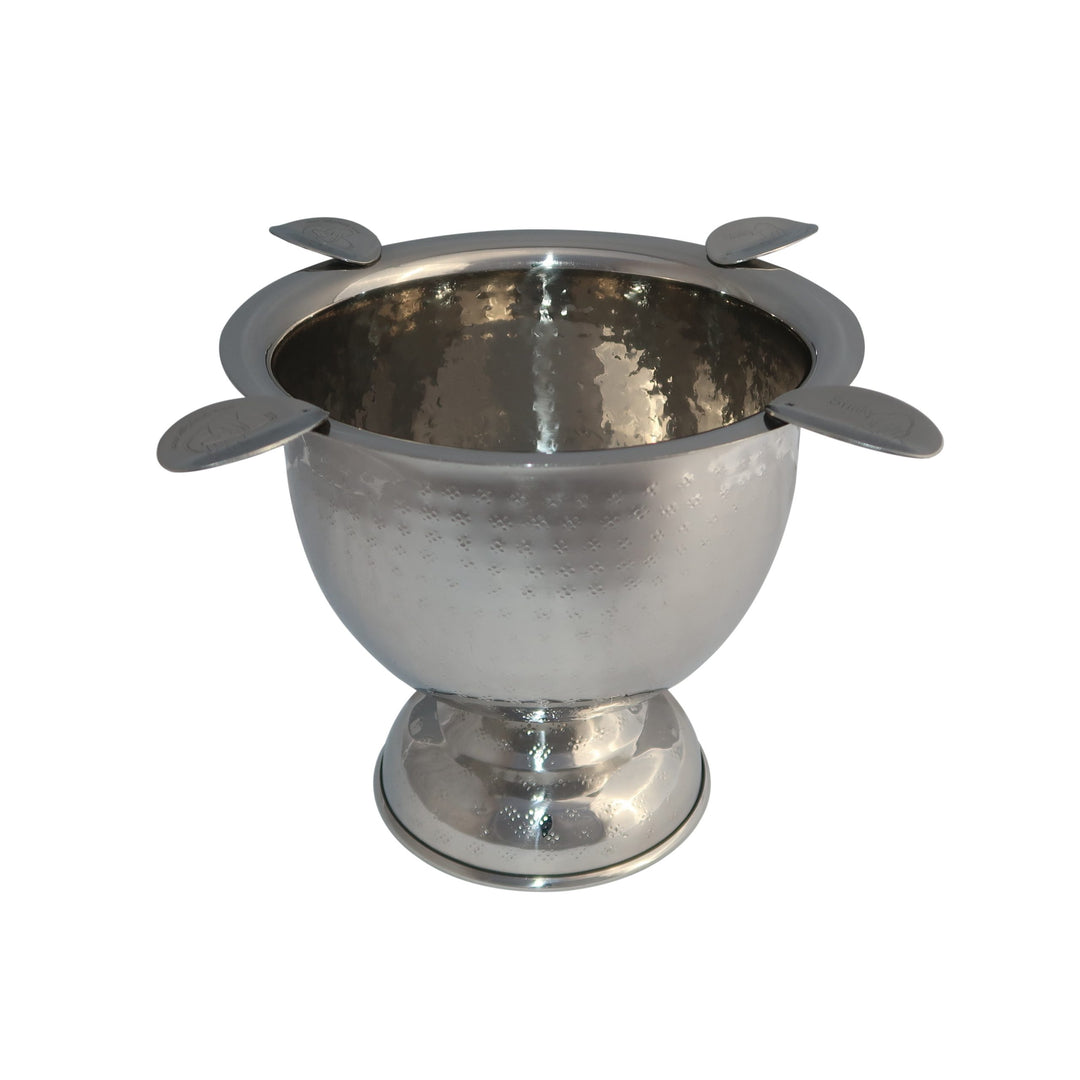 Stinky Cigar Stinky Tall 4 Stirrup Ashtray in Hammered Stainless Steel - view 7