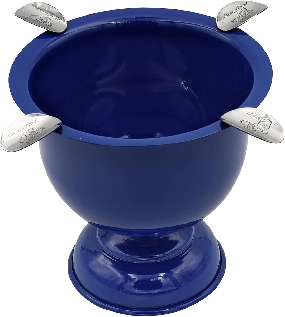Stinky Cigar Stinky Tall 4 Stirrup Ashtray in Royal Blue - view 2