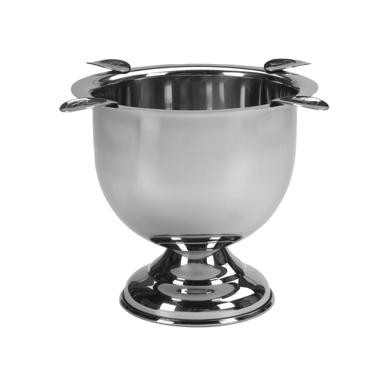 Stinky Cigar Stinky Tall 4 Stirrup Ashtray in Stainless Steel