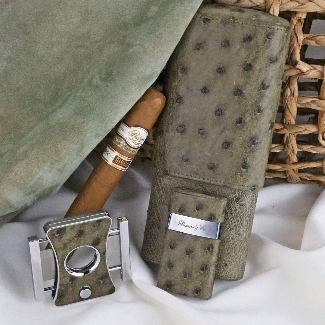 Brizard and Co - The "Elite Series 2" Cutter - "Jungle Collection" Ostrich (Ostrich)