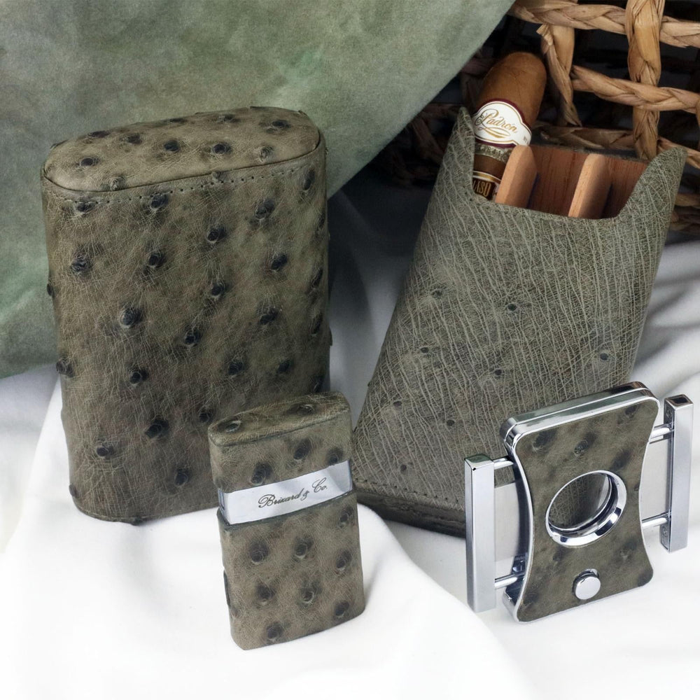 Brizard and Co - The "Elite Series 2" Cutter - "Jungle Collection" Ostrich (Ostrich)