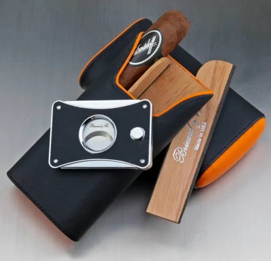Brizard and Co - The "Elite Series 2" Cutter - Black Leather (Leather)