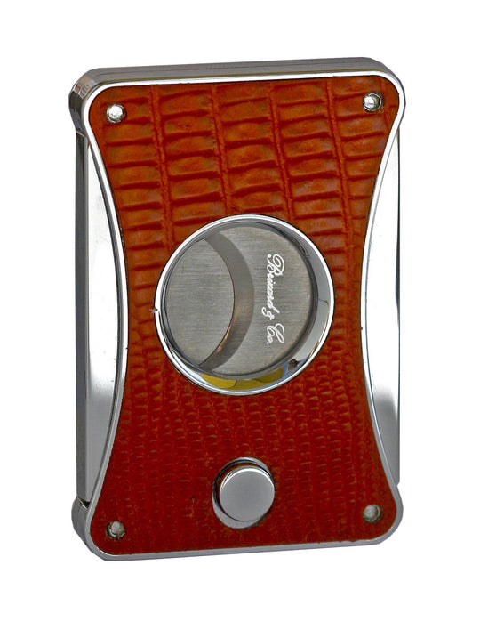 Brizard and Co - The "Elite Series 2" Cutter - Lizard Pattern Havana (Leather)