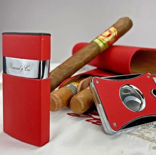 Brizard and Co - The "Elite Series 2" Cutter - Red Leather (Leather)