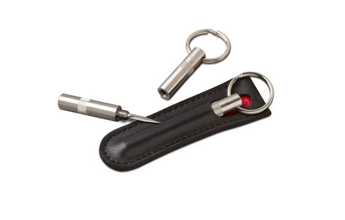 Brizard and Co - The "Trilogy" Cigar Punch - Black Leather (Leather)