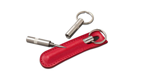 Brizard and Co - The "Trilogy" Cigar Punch - Red Leather (Leather)