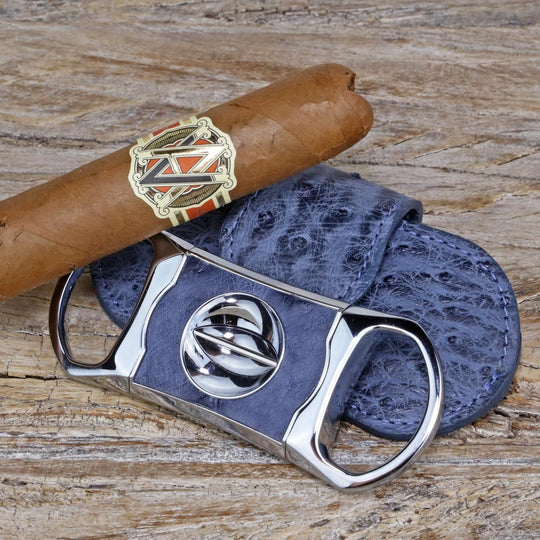 Brizard and Co - The "V" Cutter - "American Blue Jeans" Ostrich (Ostrich)