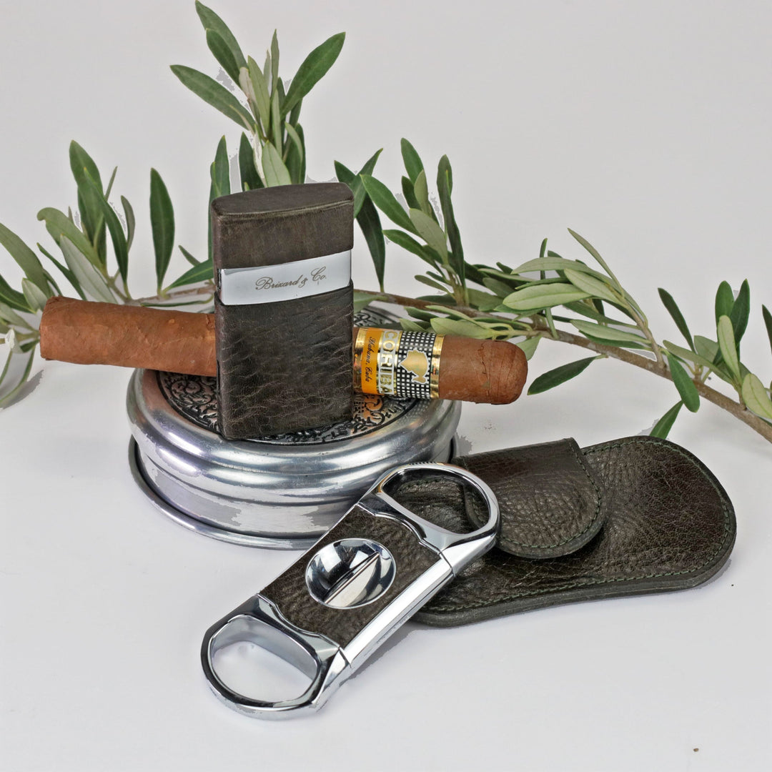 Brizard and Co - The "V" Cutter - Antique Olive Leather (Leather)